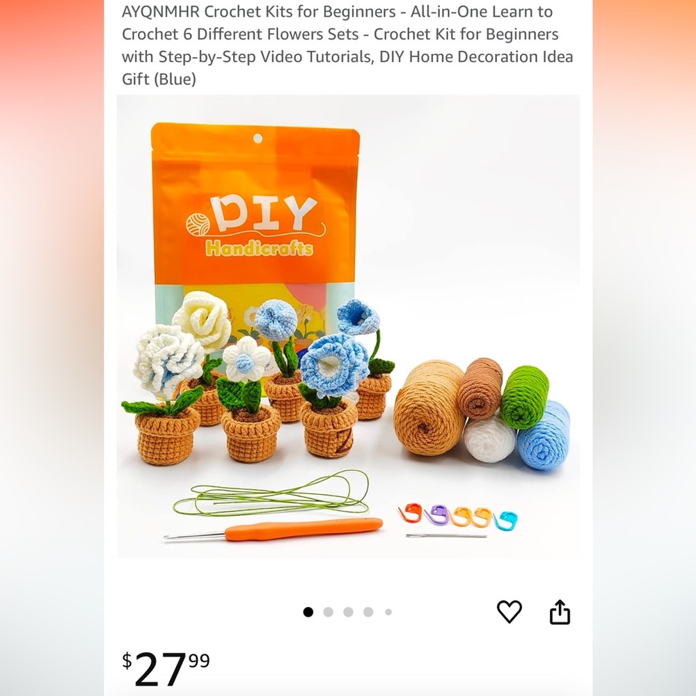 DIY Croquet Flower Kits